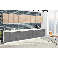 Kitchen "Eco" 4,0 m (matte + gloss)